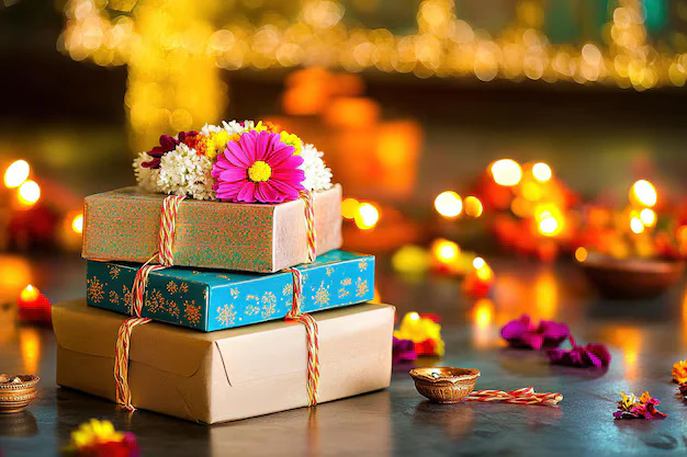 Diwali diyas lighting up the night sky of India