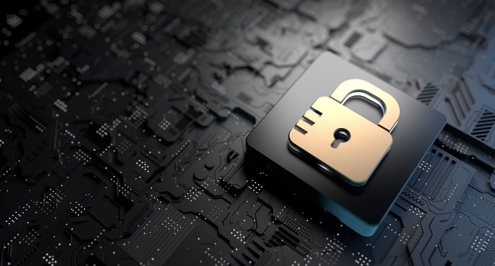 An individual reading cybersecurity awareness tips on a smartphone.